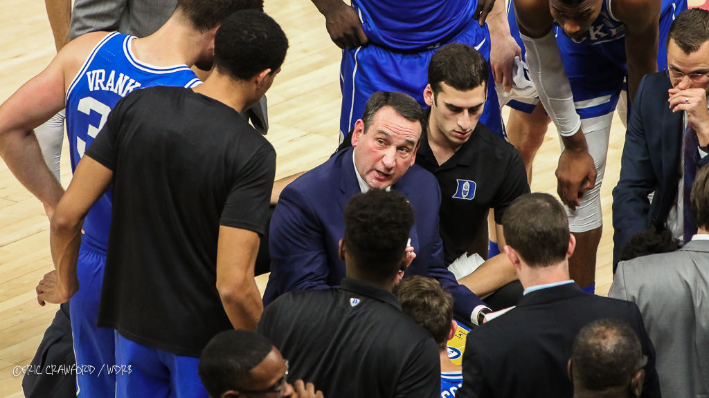 Duke's Mike Krzyzewski